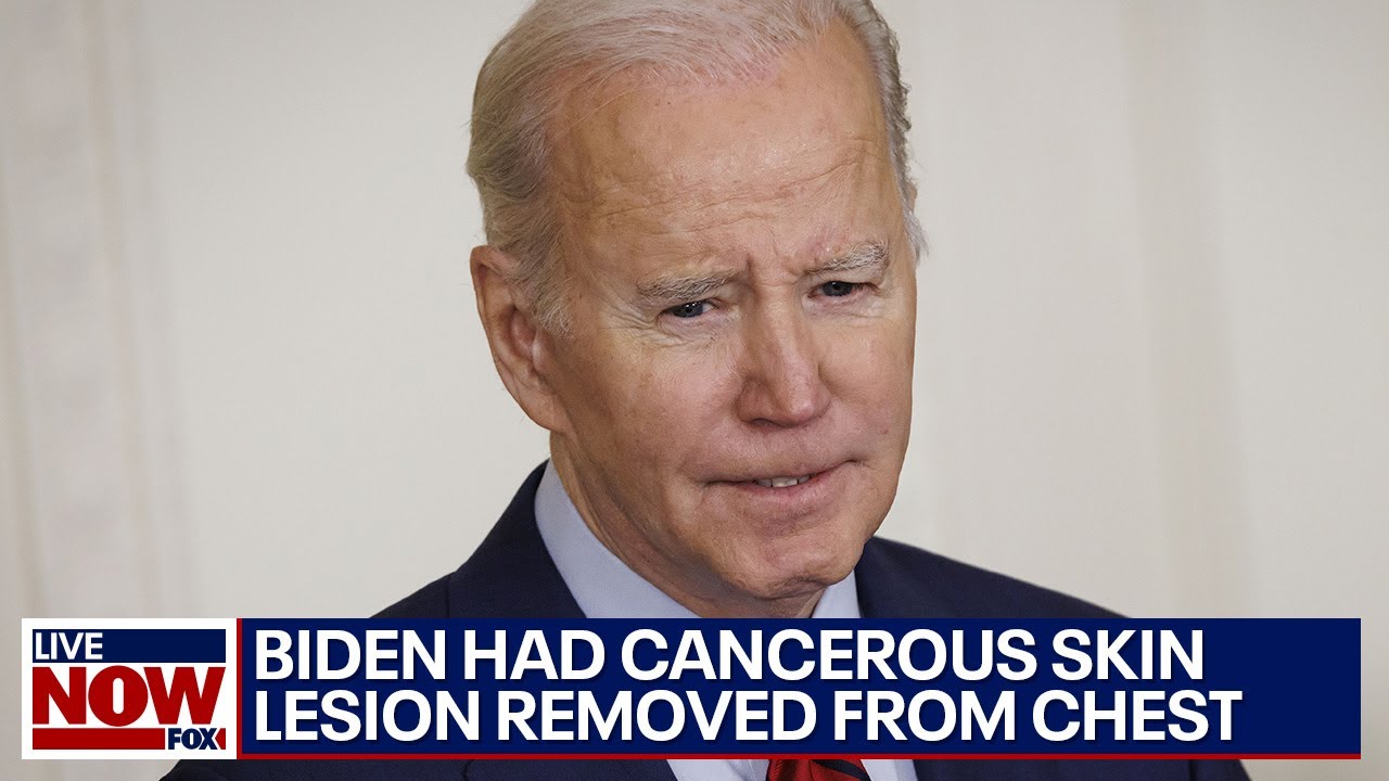 President Biden had cancerous skin lesion removed from chest, White House says | LiveNOW from FOX