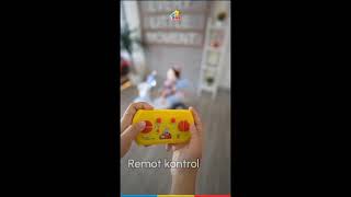 Mainan anak motor aki Amore m338 with remote control original pmb