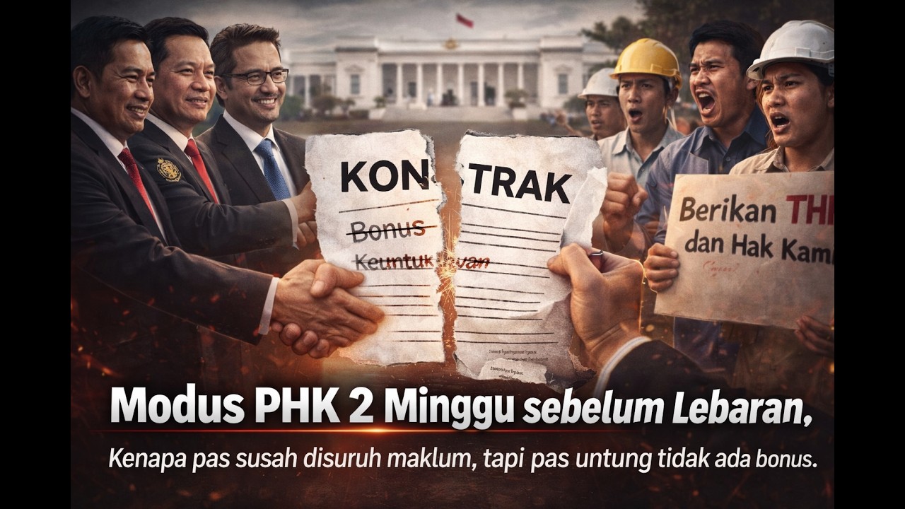 SAAT RUGI BURUH DISURUH NGERTI, SAAT UNTUNG PENGUSAHA MAKAN SENDIRI!