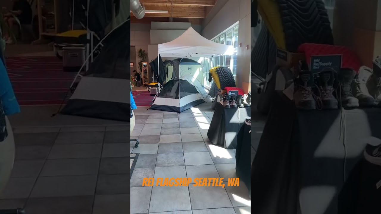 Short REI Flagship Location In Seattle Is Travel Vanlife Vlog Nomad Gear Roadtrip