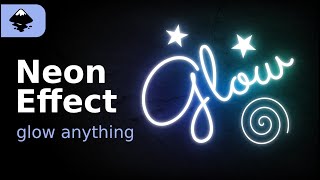 Add a Fully Editable Neon Glow in Inkscape (~2 minutes!)