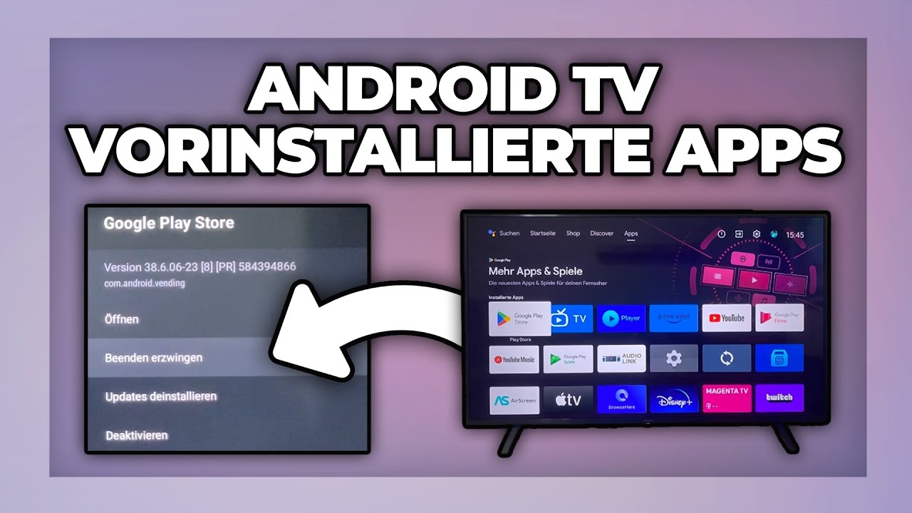 Grundig 55 Vlx 8000 Bp Apps Installieren Android TV vorinstallierte Apps löschen - Tutorial - YouTube