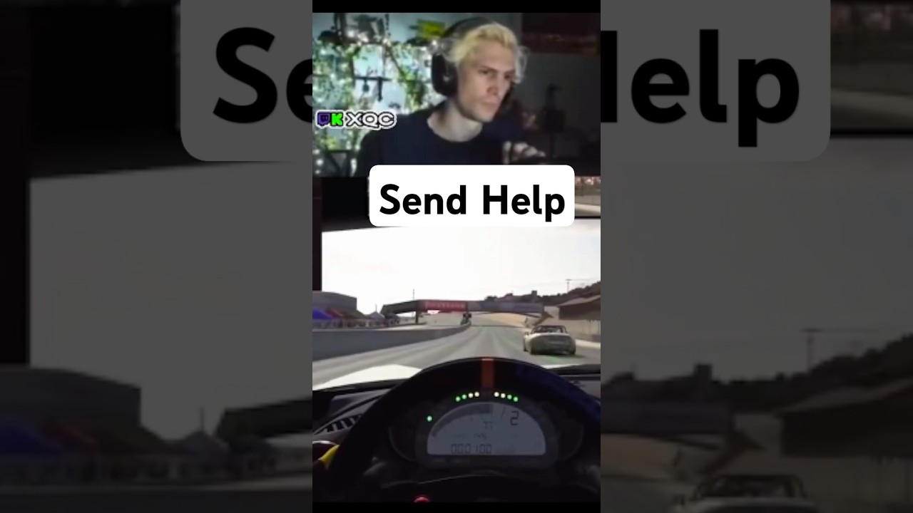 XQC and iRacing do not MIX.