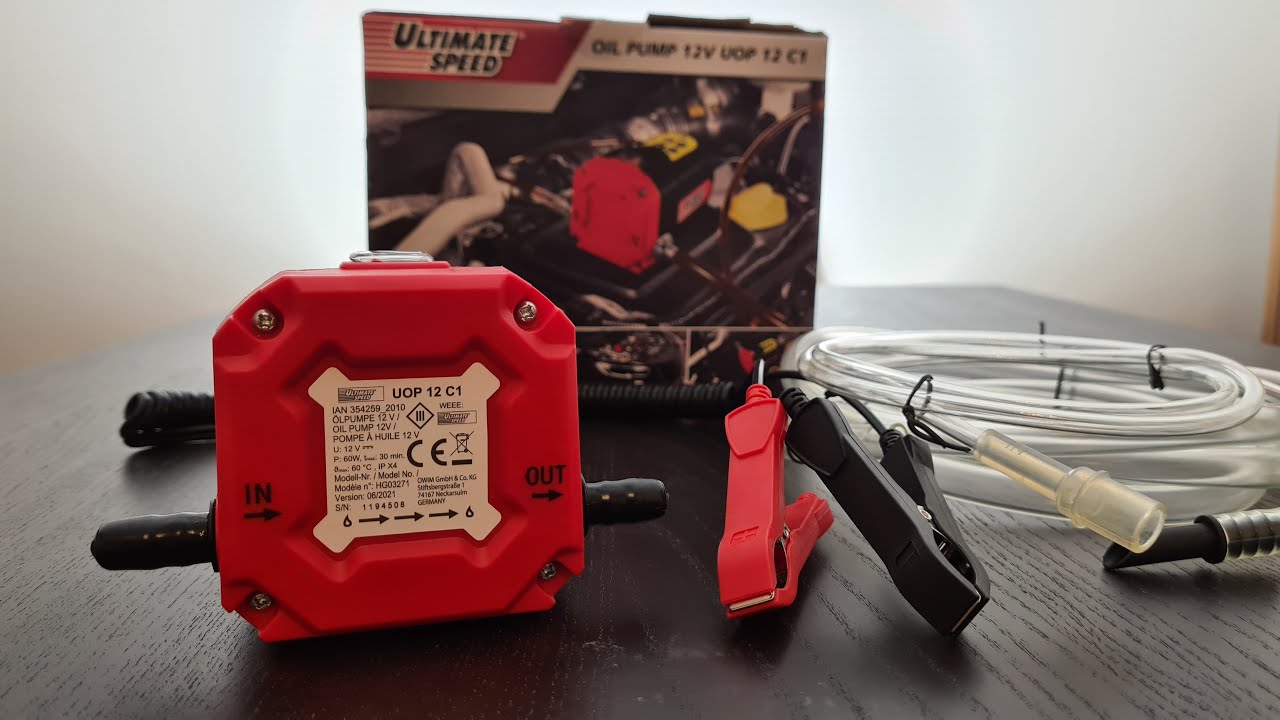 Unboxing oil pump 12V UOP 12 C1 Ultimate Speed from Lidl - YouTube