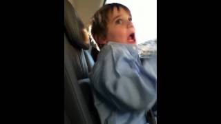 Zacharys Craziness In The Car...