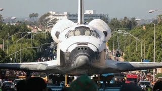 Time-lapse video: See Endeavour's journey to new home