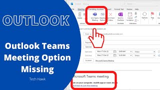 Solve: Teams Meeting Button Not Showing Up in Outlook | Teams Meeting Option Missing from Outlook screenshot 4