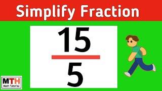 Simplifying the fraction 15/5 | 15/5 Simplified