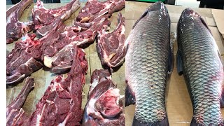 Рынок Махачкалы Цены на мясо на рыбу Огромный выбор. Дагестан