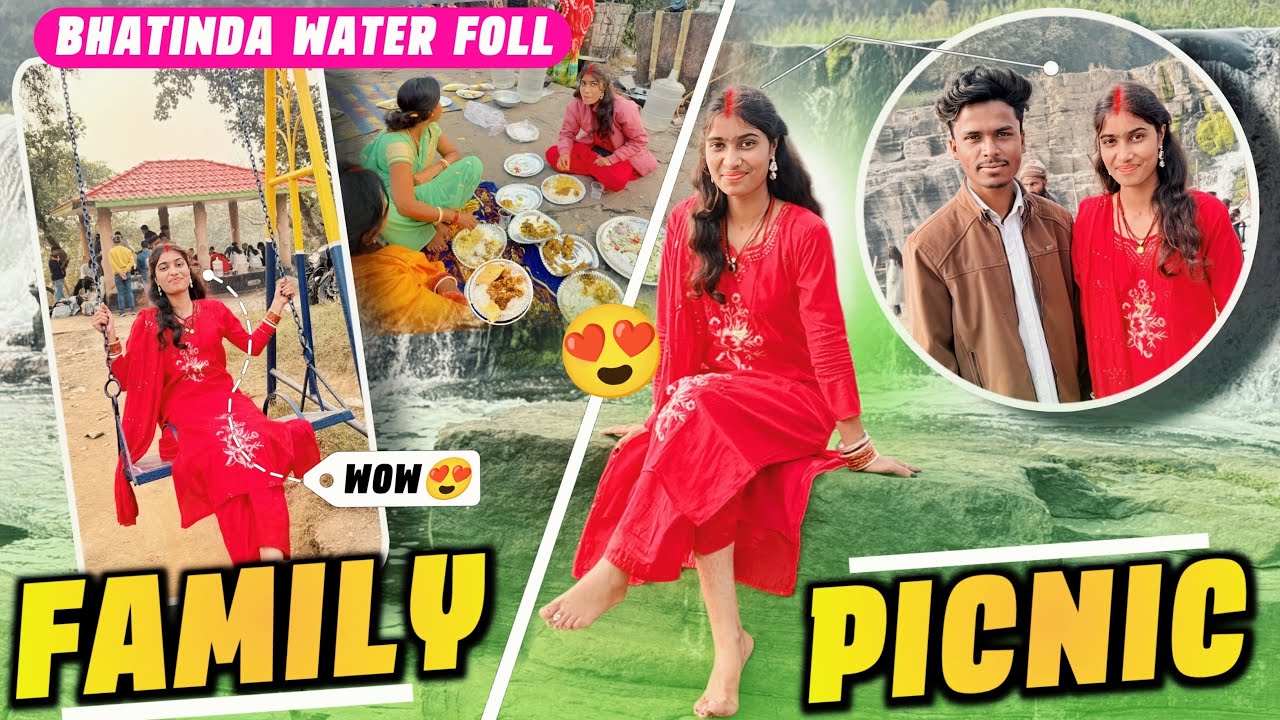 Jharkhand Bhatinda Water Foll Family Picnic Ho Gaya Complete 2026 Ane Se Pahle😅 Vlog @SumitRaniVlogs