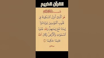 #سورة_الفتح #سعد_الغامدي #القرآن_الكريم #اكسبلور #دويتو #quran #المصحف #duet #حالات_واتس #راحة_نفسية