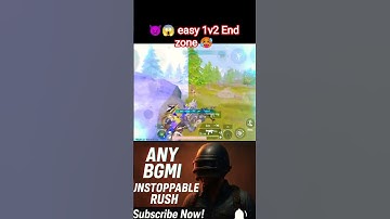 👿End zone Easy 1v2 😱#shorts#bgmipubgmobile