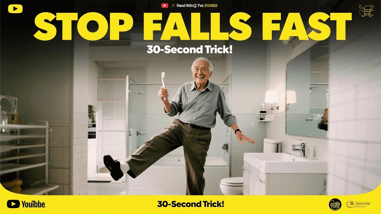 Over 70? Fix Your Balance With This 30-Second Bathroom Trick