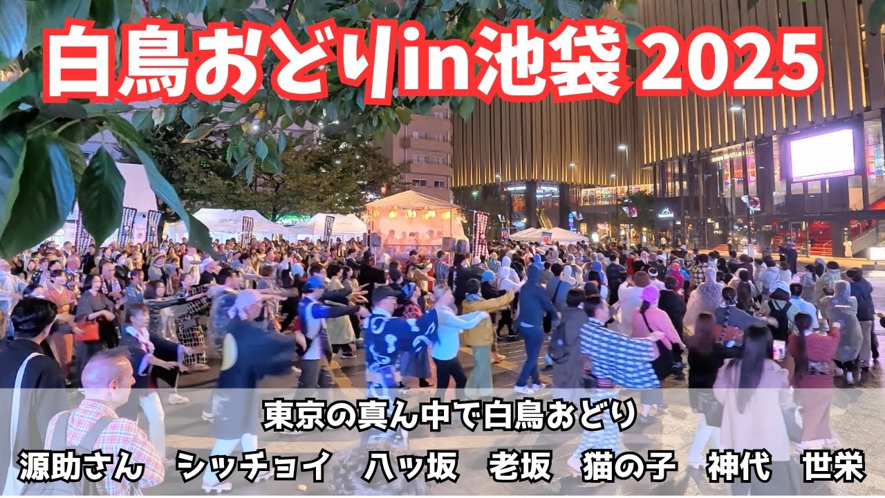 【東京で踊る白鳥おどり】白鳥おどりin池袋-2025年10月11日-