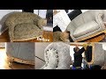 HOW TO REUPHOLSTER A COUCH / CHAIR - PART 1- Life With Queenii