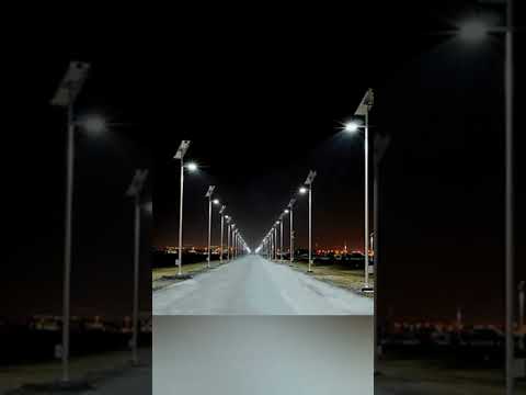 كيف تعمل اعمده الاناره في بعض الشوارع النرويج للحفاظ على الطاقه