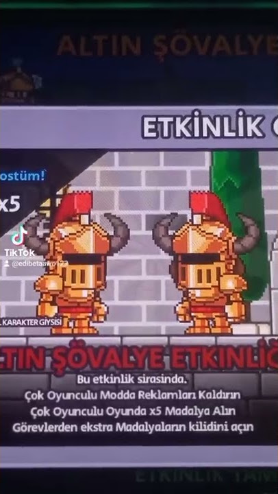 🥀🌹Golden Knight Evil🌹🥀 is 6,00 € Euro Dan The Man and Josie The Girl Golden Knight Event 🧡💜 💛TikTok💛