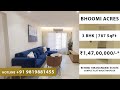 Bhoomi acres  3bhk  787 sqft  behind hiranandani estate  wagbhil  ghodbunder rd  thane realtor