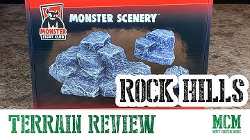 Monster Scenery: Rock Hills Review - Wargame terrain for miniatures games and RPGs