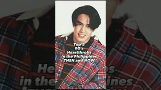 Top 5 90's Heartthrobs in the Philippines🇵🇭 THEN and NOW. #short #philippines