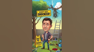 Don’t Get Shocked! ⚡ The Dangers of Running Electric Wire Outside Without Conduit! 🚫 #diy #diyfail