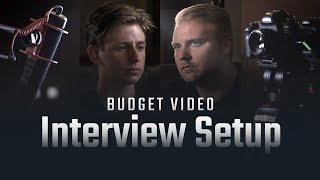 How I Shoot Video Interviews [Budget Interview Setup]