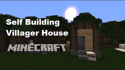 Self Building House In Minecraft!!! | Minecraft 1.10.2 | Command Blocks Creation