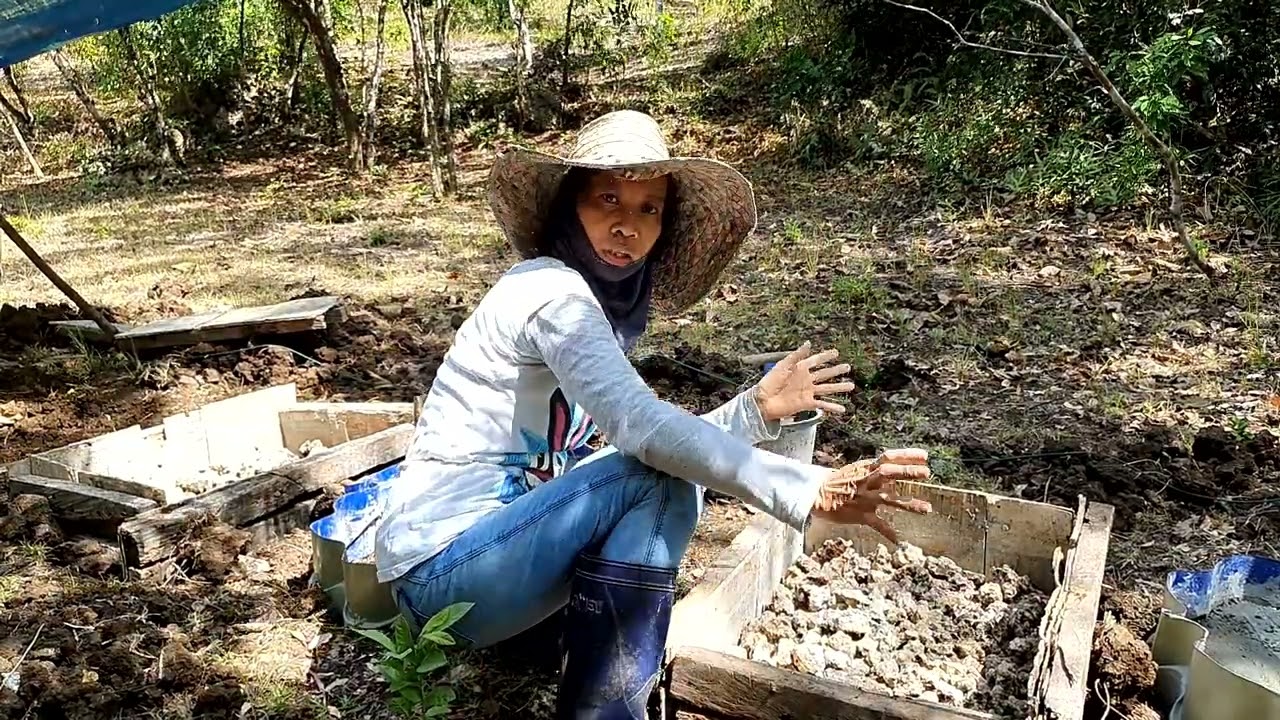 How to make footsteps in the garden!!! DIY 🇵🇭 @ Villa Jolam Camotes, Cebu