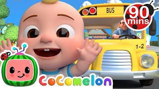 Wheels on the bus +Baby Shark \u0026 More Popular @CoComelon Animal Cartoons for Kids | Funny Cartoons