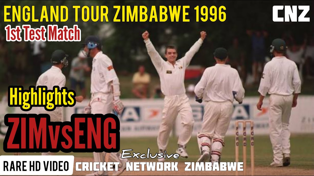 england tour of zimbabwe 1996