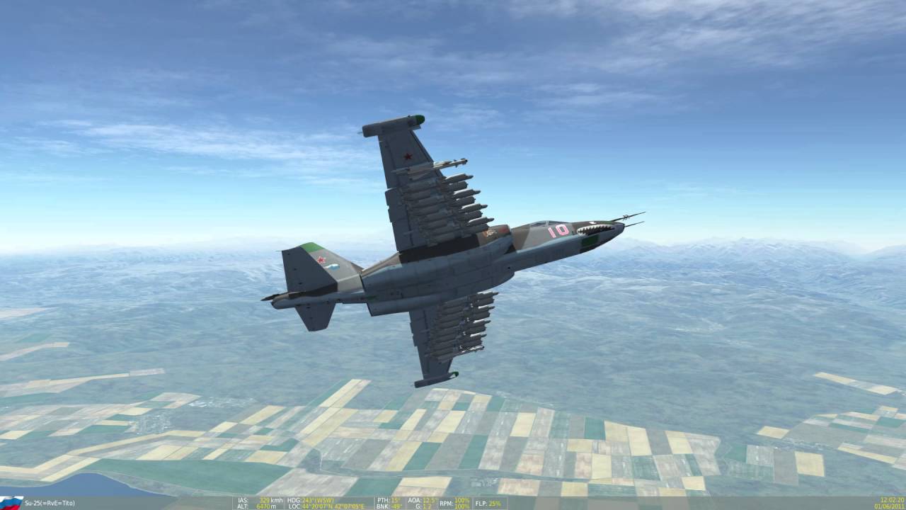 Su 25 unguided bombs CCRP drop tutorial YouTube