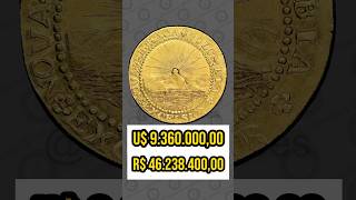 A 3º moeda mais rara e valiosa do mundo #moedas #numismatica #moedasraras #moeda #moedasescassas
