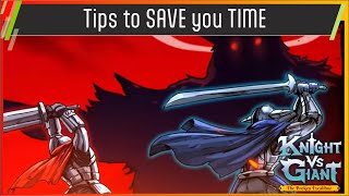Knight vs Giant: The Broken Excalibur - Top Tips When Starting Out!