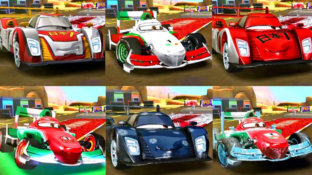 cars-2-fast-as-lightning-francesco-bernoulli-shu-todoroki-youtube