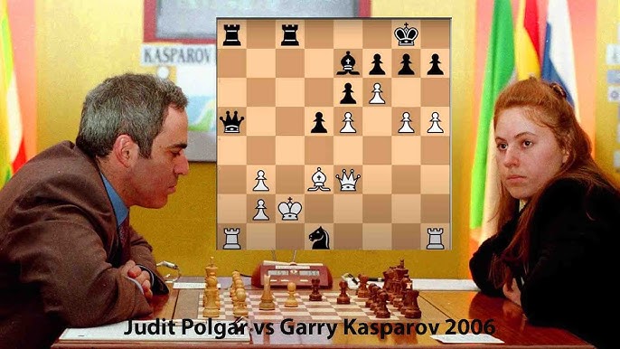 Judit Polgar BEATS 👊 Garry Kasparov - Sensational Chess Game!! 