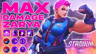 UNSTOPPABLE Full Damage Zarya Build – Overwatch Stadium!