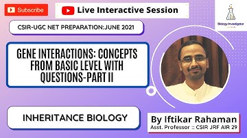 #Gene-Interactions: Concepts from Basic Level with Questions-Part II #Epistasis #ComplementaryGene