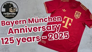 Bayern 125 years 2025 - Unboxing Detail Shots Fit Check