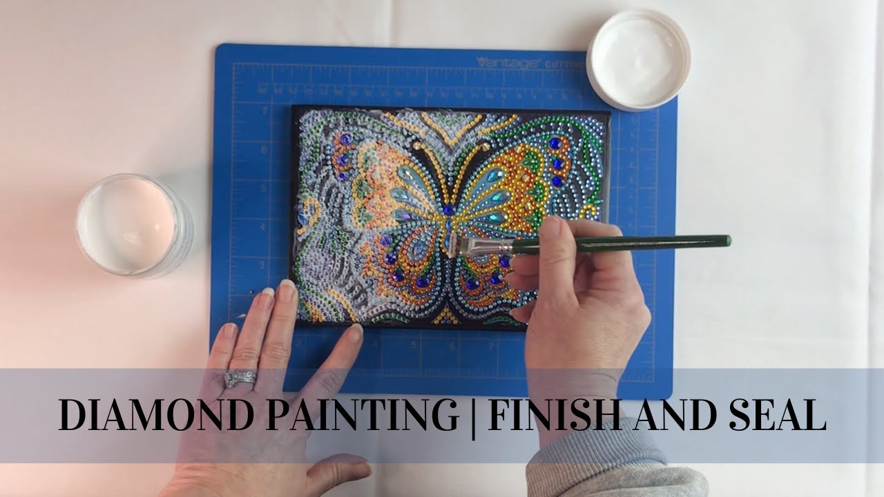 Diamond Painting - Butterfly Journal |  Finish and Seal