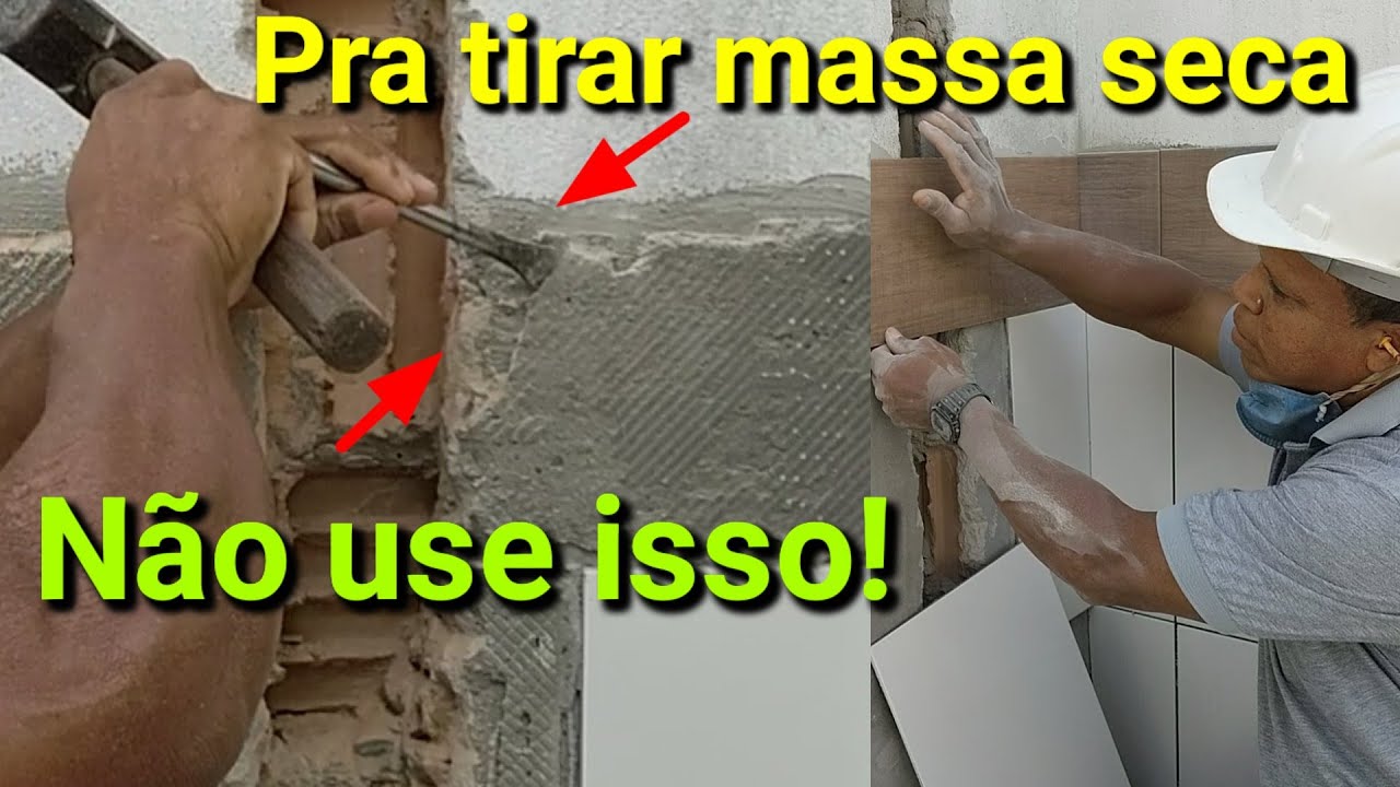 Pra remover argamassa velha não use isso!