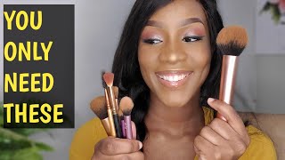The ONLY BRUSHES You NEED for your MAKEUP + DEMO /Jalia Walda