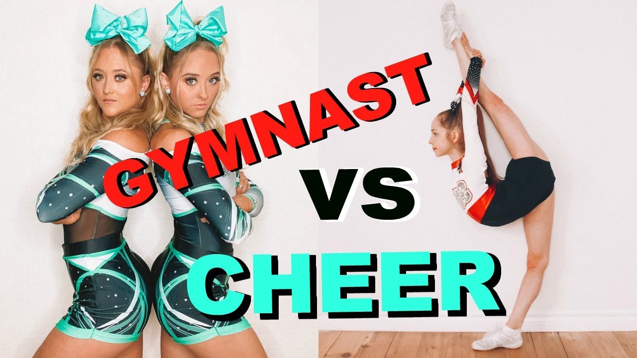 ⁣GYMNASTS VS CHEER Ft Anna McNulty