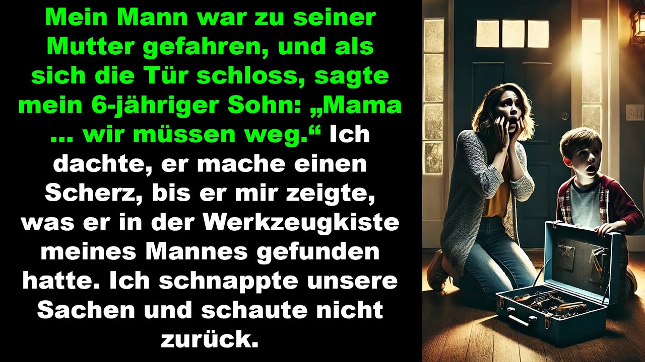 Mein Sohn warnte mich nach Papas Abreise. Als ich sah, was er fand, flohen wir ohne zurückzublicken.