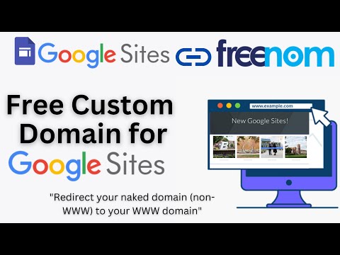 Free Custom Domain for Google Sites using Freenom and Redirect your non-www domain to WWW domain