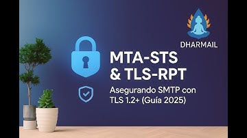 🔒MTA-STS y TLS-RPT: Cómo asegurar tu correo con TLS 1.2+ (Guía 2025)