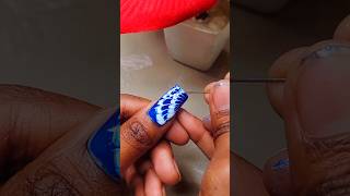 ✨️🧷Easy Nail Art With Safety Pin 💅🏡 #nailart #nails #poojanailartist #shorts #youtubeshorts
