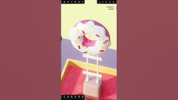 3D Donut in Nomad sculpt using iPad pro  #ipadart #nomadsculpt #3dart