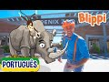 Blippi Português Visita um Zoológico | Vídeos Educativos para Crianças | As Aventuras de Blippi