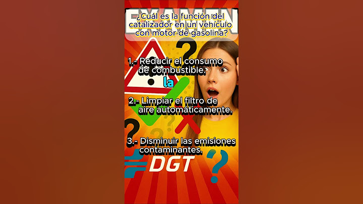 -19- 🚗 DGT 🚗 La pregunta de la DGT que todos fallan sobre el catalizador