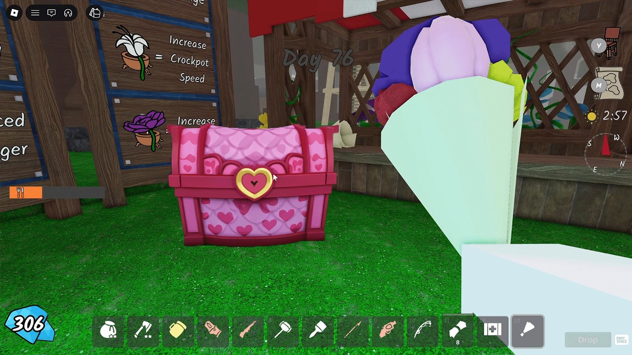 100 Days SOLO A New VALENTINES UPDATE in 99 Night in The Forest! | New Update